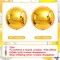 Large Gold Foil Balloons - 22 Inch, Pack of 6 | Gold Mylar Balloons for Golden Party Decorations